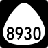 Route 8930 marker