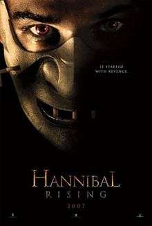 Theatrical release poster for the movie Hannibal Rising