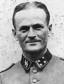 Helmuth Raithel wearing Waffen-SS uniform