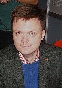Portrait picture of Szymon Hołownia in 2012