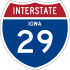Interstate 29 marker