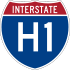 Interstate H-1 marker