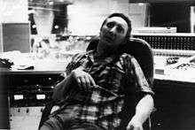 iain Burgess in the recording studio