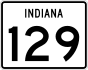 State Road 129 marker