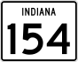 State Road 154 marker