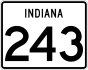 State Road 243 marker