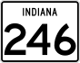 State Road 246 marker