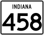 State Road 458 marker