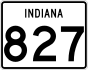 State Road 827 marker