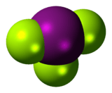 Iodine trifluoride molecule