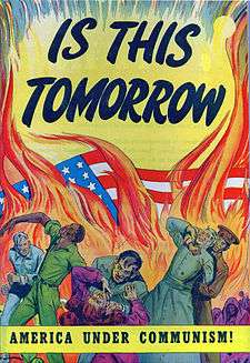 Cartoon book warning of Communist aggression
