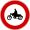 Italian traffic signs - transito vietato ai motocicli (1959).svg