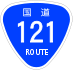 National Route 121 shield