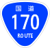 National Route 170 shield