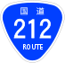 National Route 212 shield