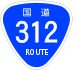 National Route 312 shield