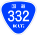 National Route 332 shield