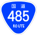 National Route 485 shield