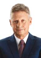 Portrait of rival presidential candidate Gary Johnson