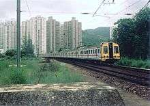 A Metro Cammell EMU train in original form, 1993.