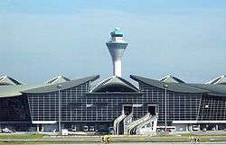 KLIA control tower and Main Terminal Building, Kuala Lumpur