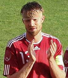 Kaspars Gorkšs representing Latvia in 2011