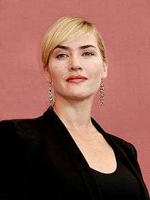 A photograph of Kate winslet attending the Venice Film Festival