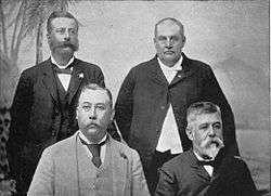 Kingdom of Hawaii Cabinet, November, 1892. Brown is top left