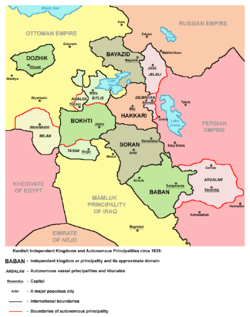 Multicolored map