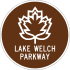 Lake Welch Parkway marker