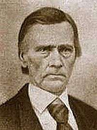 Bust photo of Levi W. Hancock