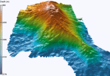 3D map of Lōʻihi