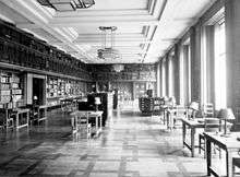 The Reading Room of the London School of Hygiene & Tropical Medicine's Library taken in 1929. Image courtesy of the Library & Archives Service of the London School of Hygiene & Tropical Medicine[1]