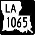 Louisiana Highway 1065 marker