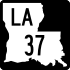 Louisiana Highway 37 marker