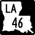 Louisiana Highway 46 marker