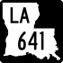 Louisiana Highway 641 marker