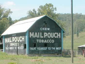 Mail Pouch barn painting