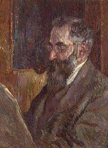 Painting of Lucien Pissarro