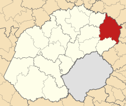 Location in the Free State