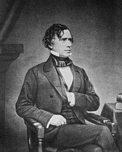 Portrait of Franklin Pierce by Mathew Brady