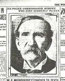 Portrait of a MIchael Murphy from his MArch 4, 1903 obituary