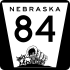 Nebraska Highway 84 marker