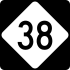 NC Highway 38 marker