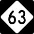 NC Highway 63 marker