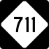 NC Highway 711 marker