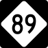 NC Highway 89 marker