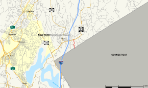 Map of New York State Route 433