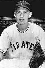 Nick Koback as a member of the Pittsburgh Pirates, undated.