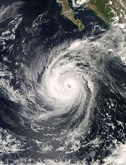 Hurricane Norbert as a Category 4 on October 8, 2008